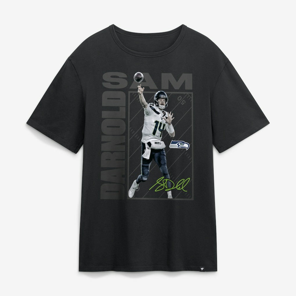 Sam Darnold Seattle Seahawks Tonal T-Shirt - Black for sale