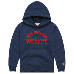 New England Patriots Homage Youth Classic Tri-Blend Hoodie - Navy sale