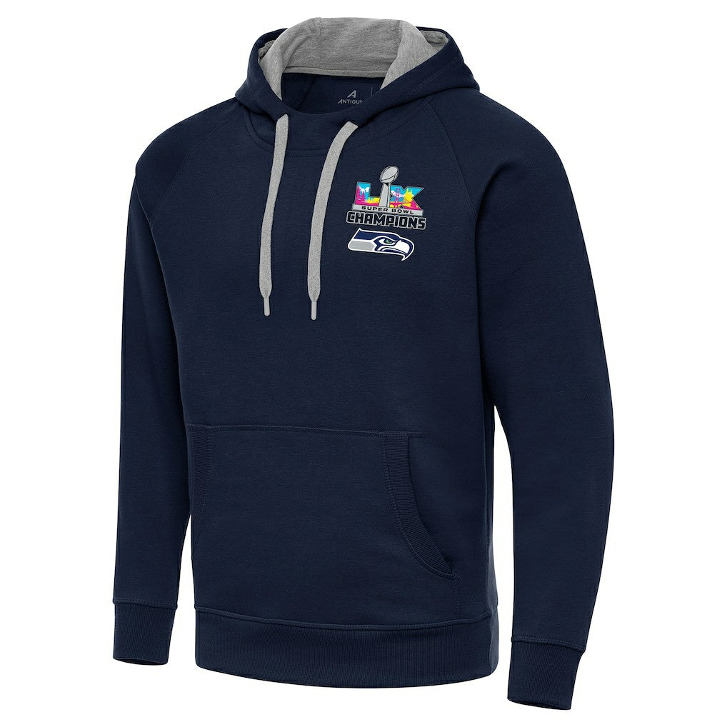Seattle Seahawks Antigua Super Bowl LX Champions Victory Hoodie - College Navy sale