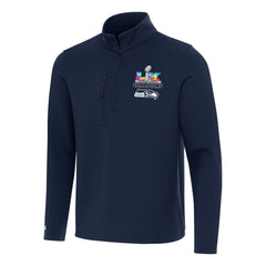 Seattle Seahawks Antigua Super Bowl LX Champions Insider Quarter-Zip Pullover - College Navy outlet