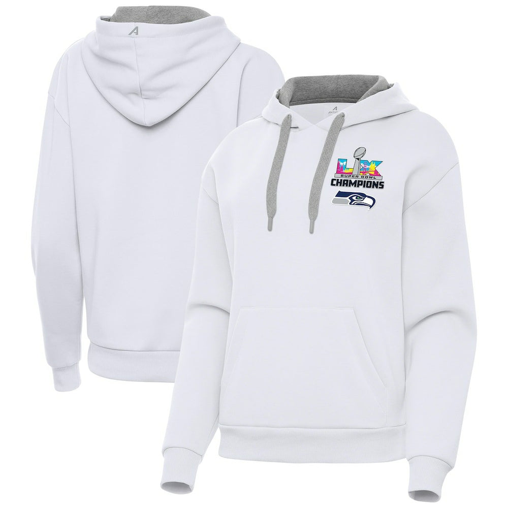 Seattle Seahawks Antigua Women's Super Bowl LX Champions Victory Hoodie - White outlet