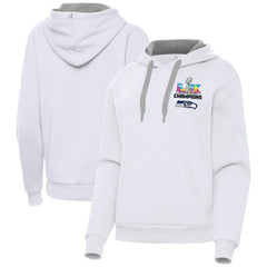 Seattle Seahawks Antigua Women's Super Bowl LX Champions Victory Hoodie - White outlet