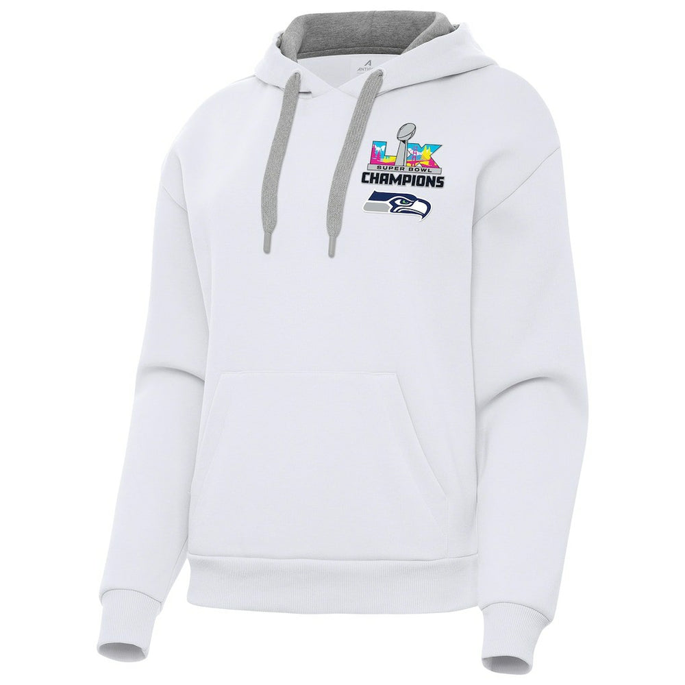 Seattle Seahawks Antigua Women's Super Bowl LX Champions Victory Hoodie - White outlet