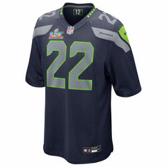 Rashid Shaheed Seattle Seahawks Super Bowl LX Patch Game Jersey - College Navy | Nike for sale