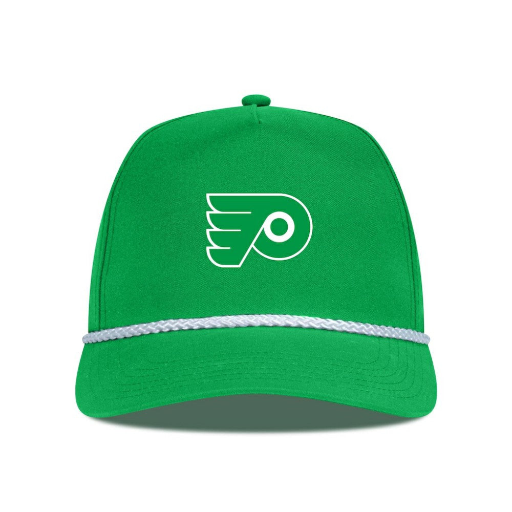 Philadelphia Flyers Levelwear St. Patrick's Day Gambit Rope Adjustable Hat Kelly Green