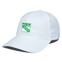 New York Rangers Levelwear Matrix Patch Adjustable Hat White