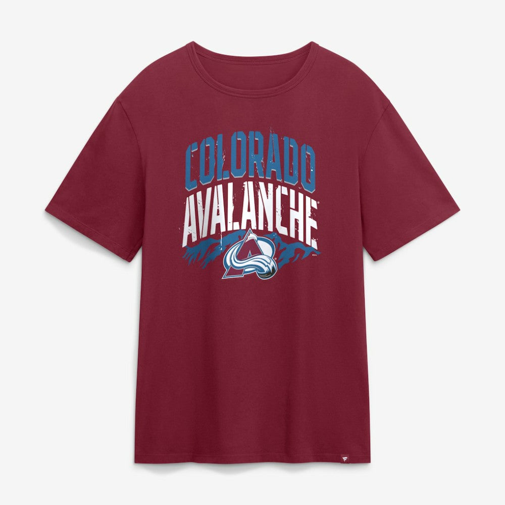 Colorado Avalanche Hometown Graphic T-Shirt Burgundy