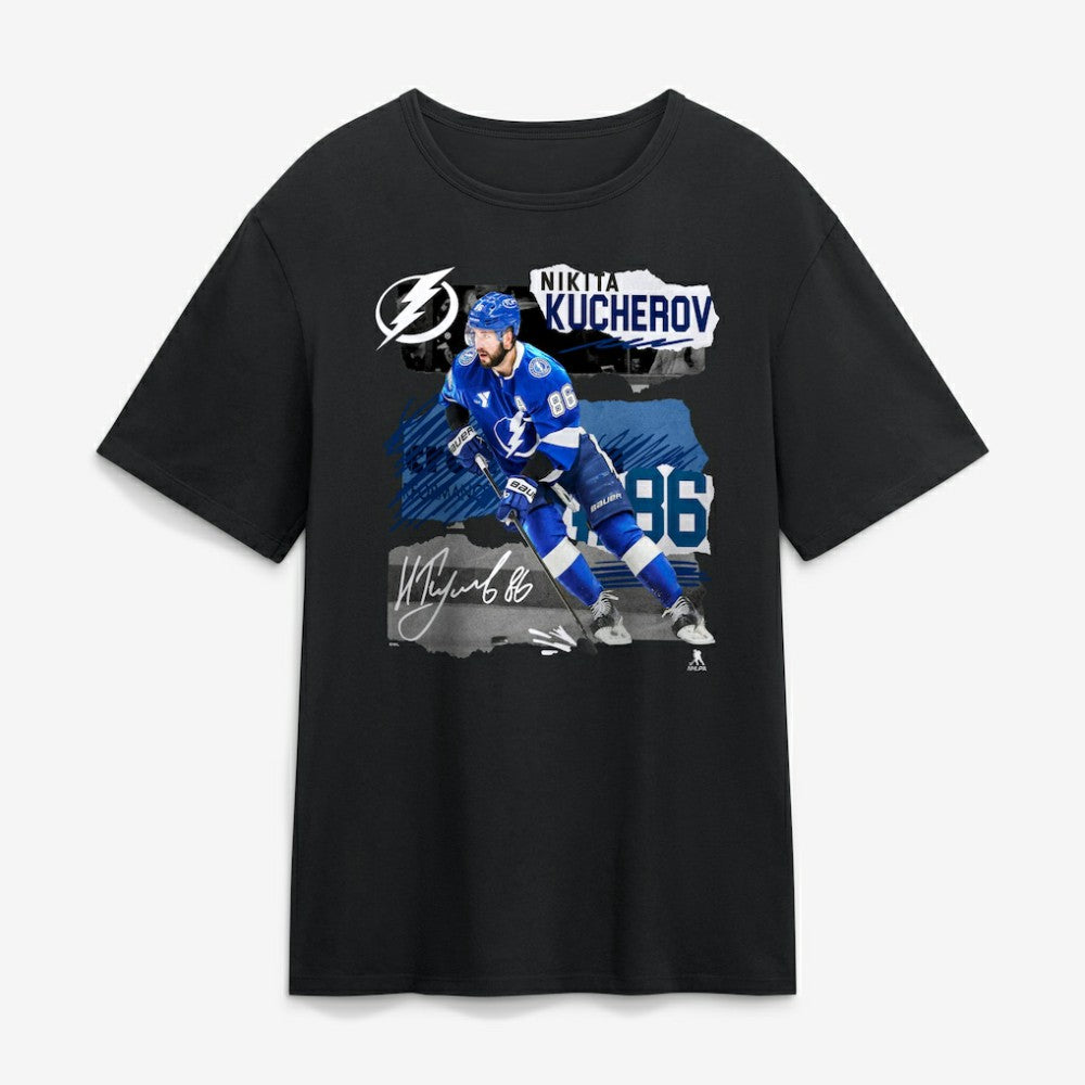 Nikita Kucherov Tampa Bay Lightning Fresh Ice T-Shirt Black