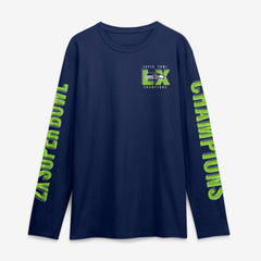 Seattle Seahawks Two-Time Super Bowl Champions Big & Tall Own The Moments Long Sleeve T-Shirt - College Navy discount