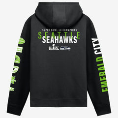Seattle Seahawks Super Bowl LX Champions Four Piece Hoodie - Black outlet