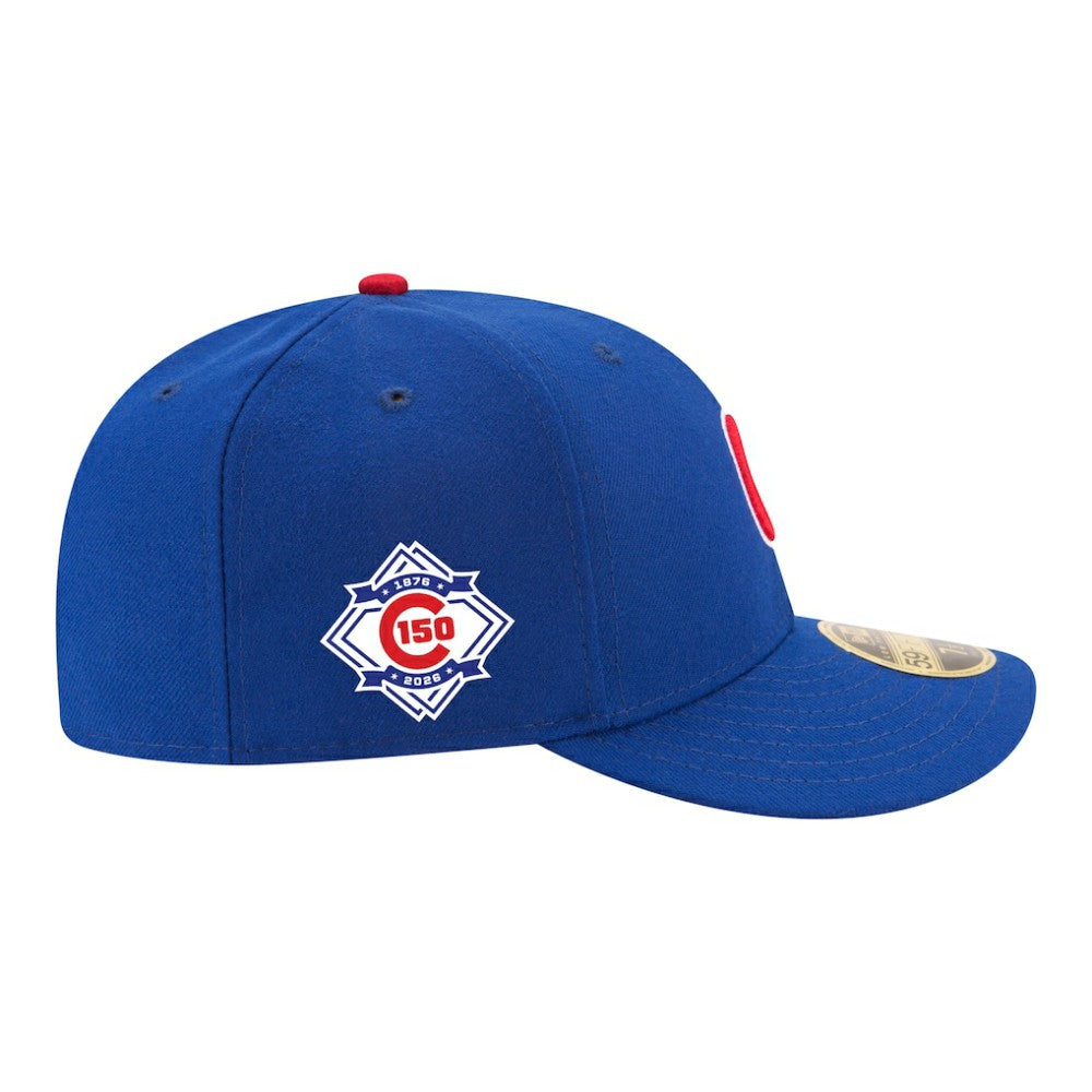 Chicago Cubs 150th Anniversary Low Profile 59FIFTY Fitted Hat - Royal | New Era