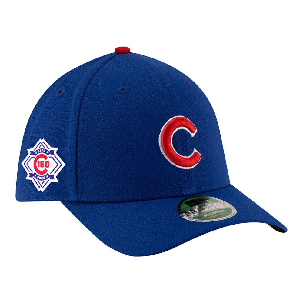 Chicago Cubs 150th Anniversary 39THIRTY M-Crown Flex Hat - Royal | New Era