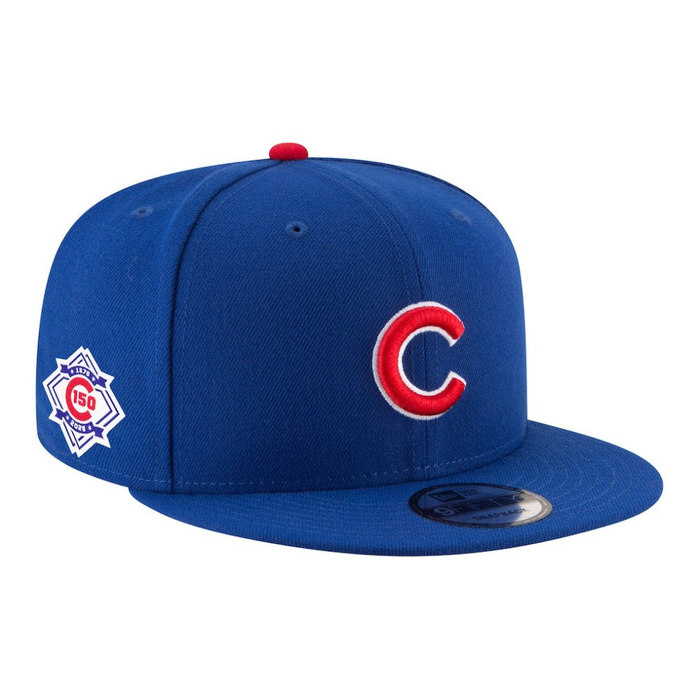 Chicago Cubs 150th Anniversary 9FIFTY Snapback Hat - Royal | New Era
