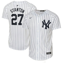 Giancarlo Stanton New York Yankees Youth Home Limited Player Jersey - White | Nike