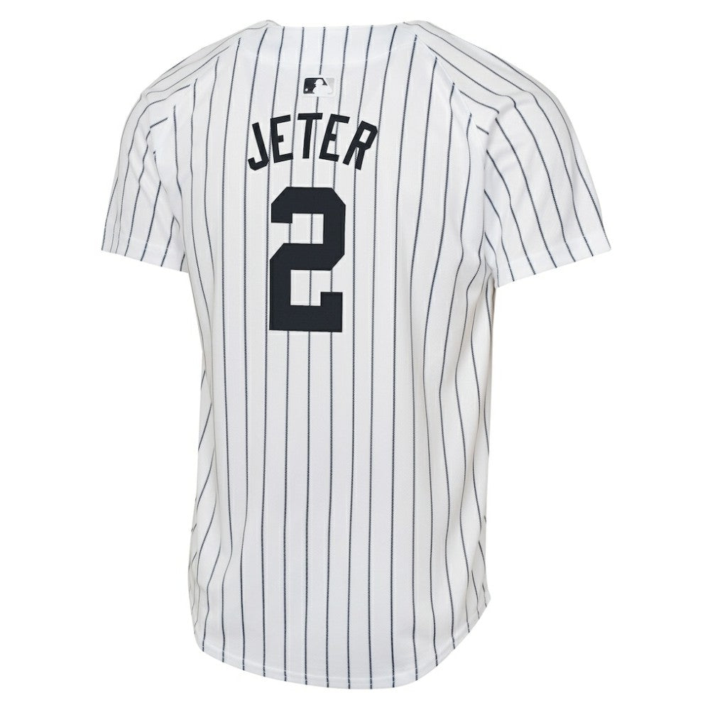 Derek Jeter New York Yankees Youth Home Game Jersey - White | Nike