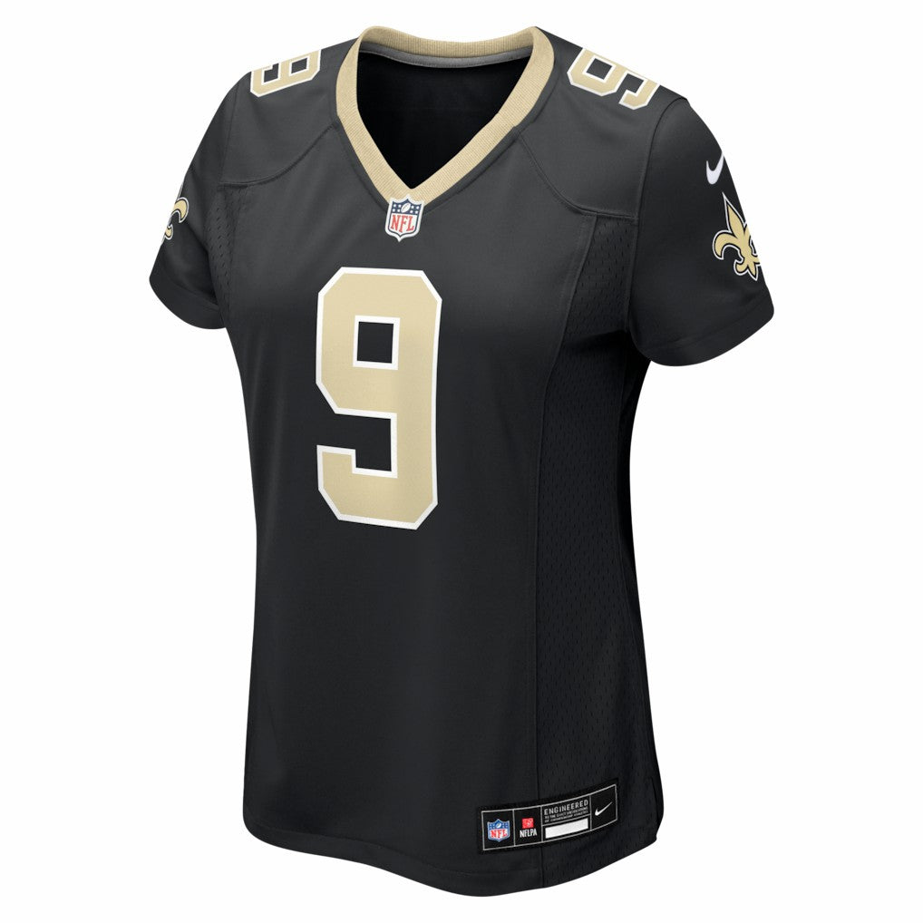 Drew Brees New Orleans Saints Women's Team Game Jersey - Black | Nike for sale