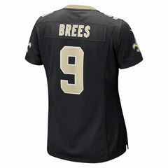 Drew Brees New Orleans Saints Women's Team Game Jersey - Black | Nike for sale