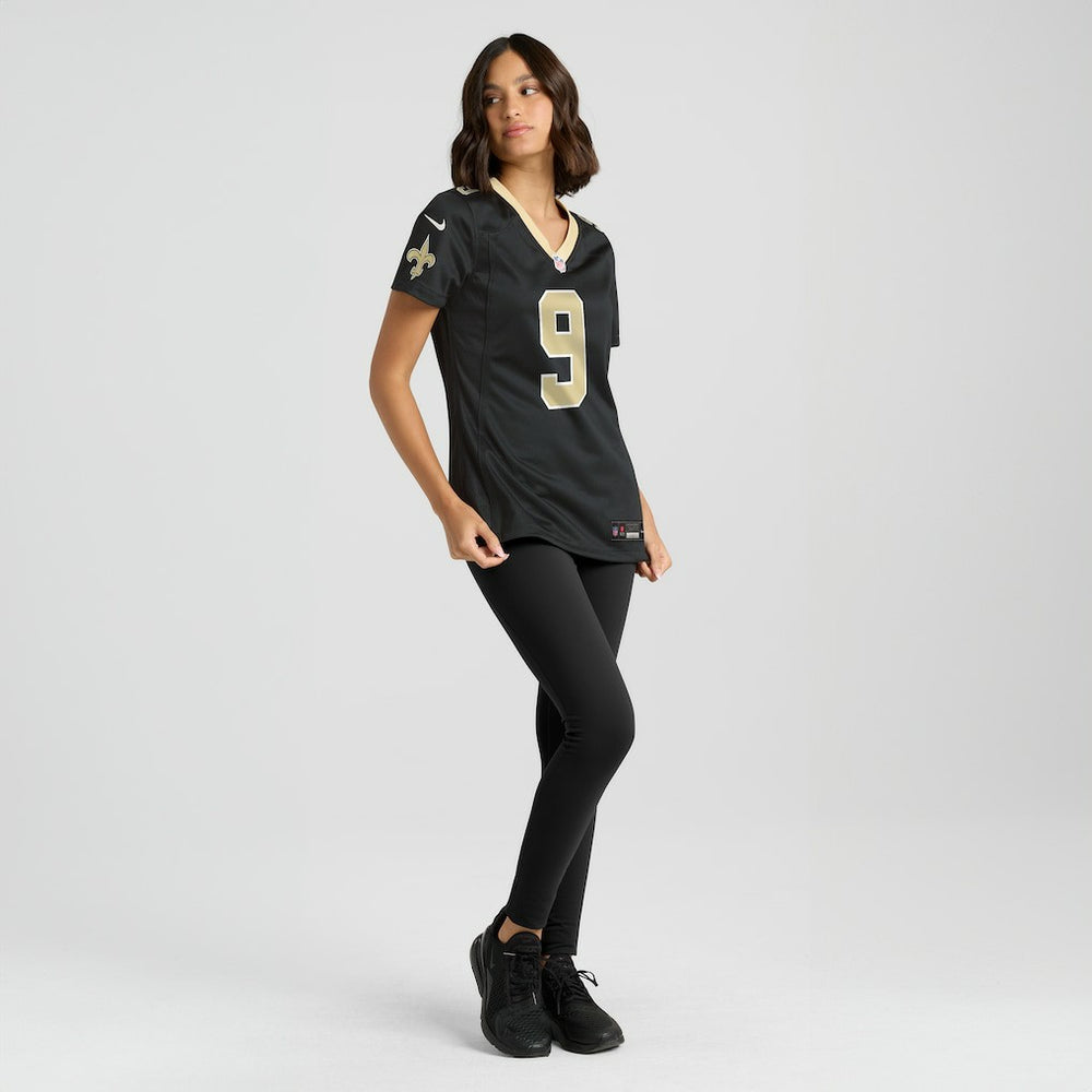 Drew Brees New Orleans Saints Women's Team Game Jersey - Black | Nike for sale