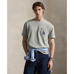 Dodgers Polo Ralph Lauren T-Shirt - Gray