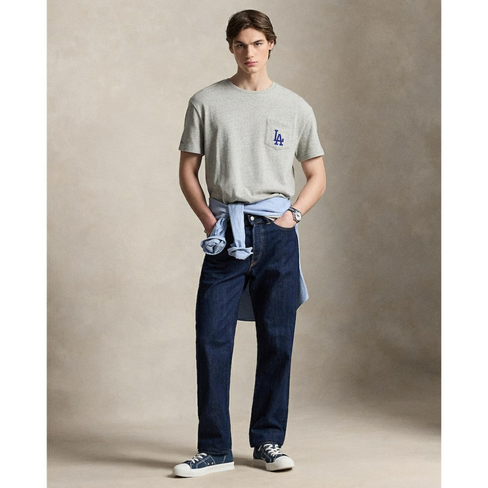 Dodgers Polo Ralph Lauren T-Shirt - Gray
