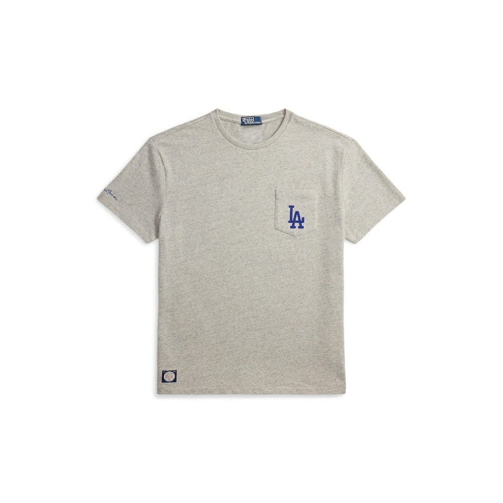 Dodgers Polo Ralph Lauren T-Shirt - Gray