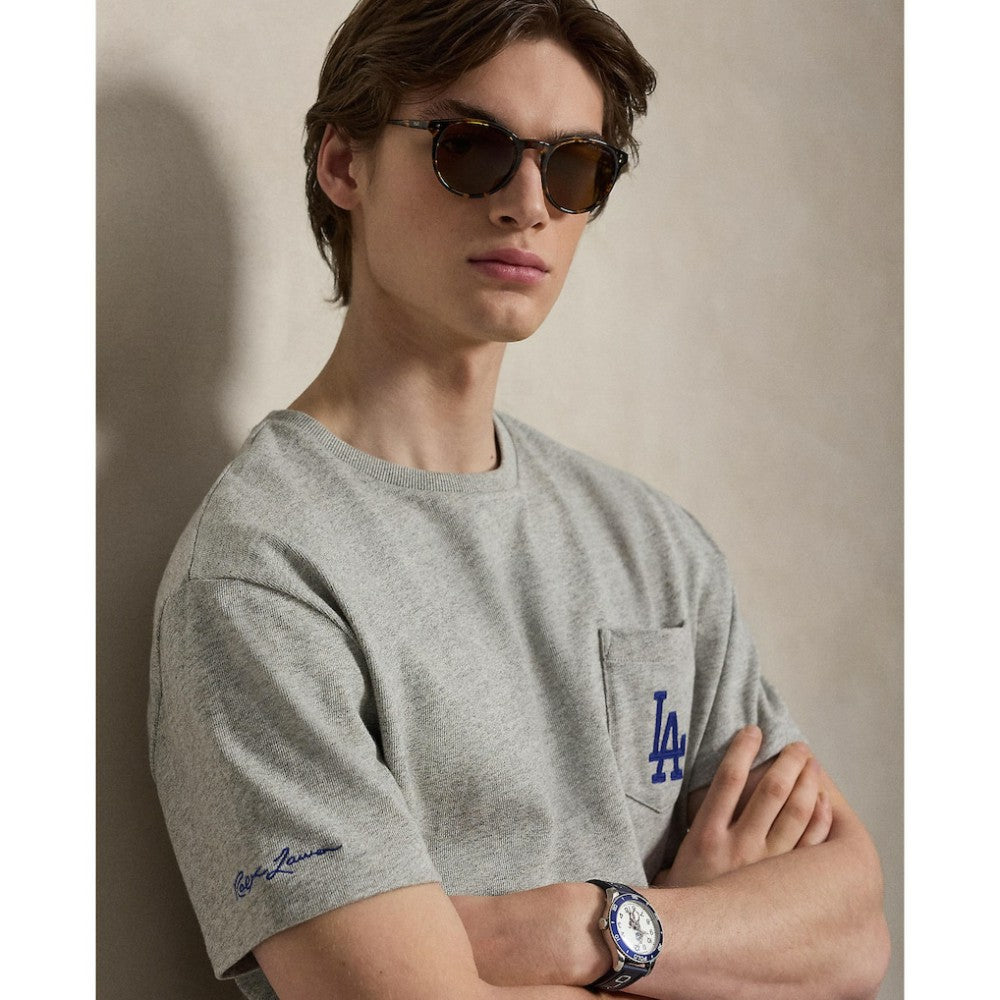 Dodgers Polo Ralph Lauren T-Shirt - Gray
