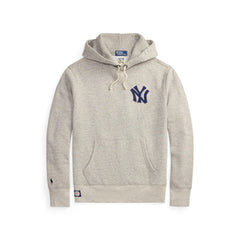 Yankees Polo Ralph Lauren Fleece Hoodie - Gray