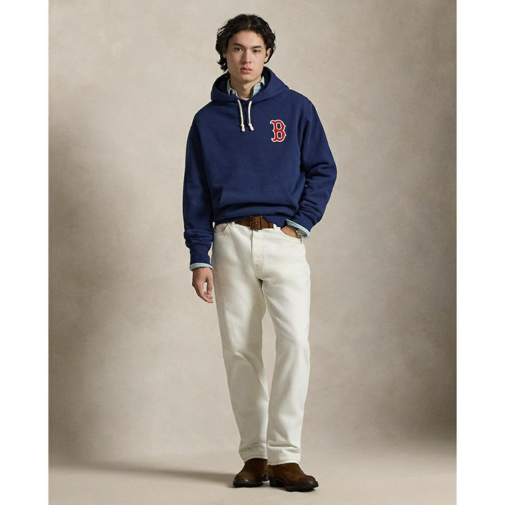 Red Sox Polo Ralph Lauren Fleece Hoodie - Navy