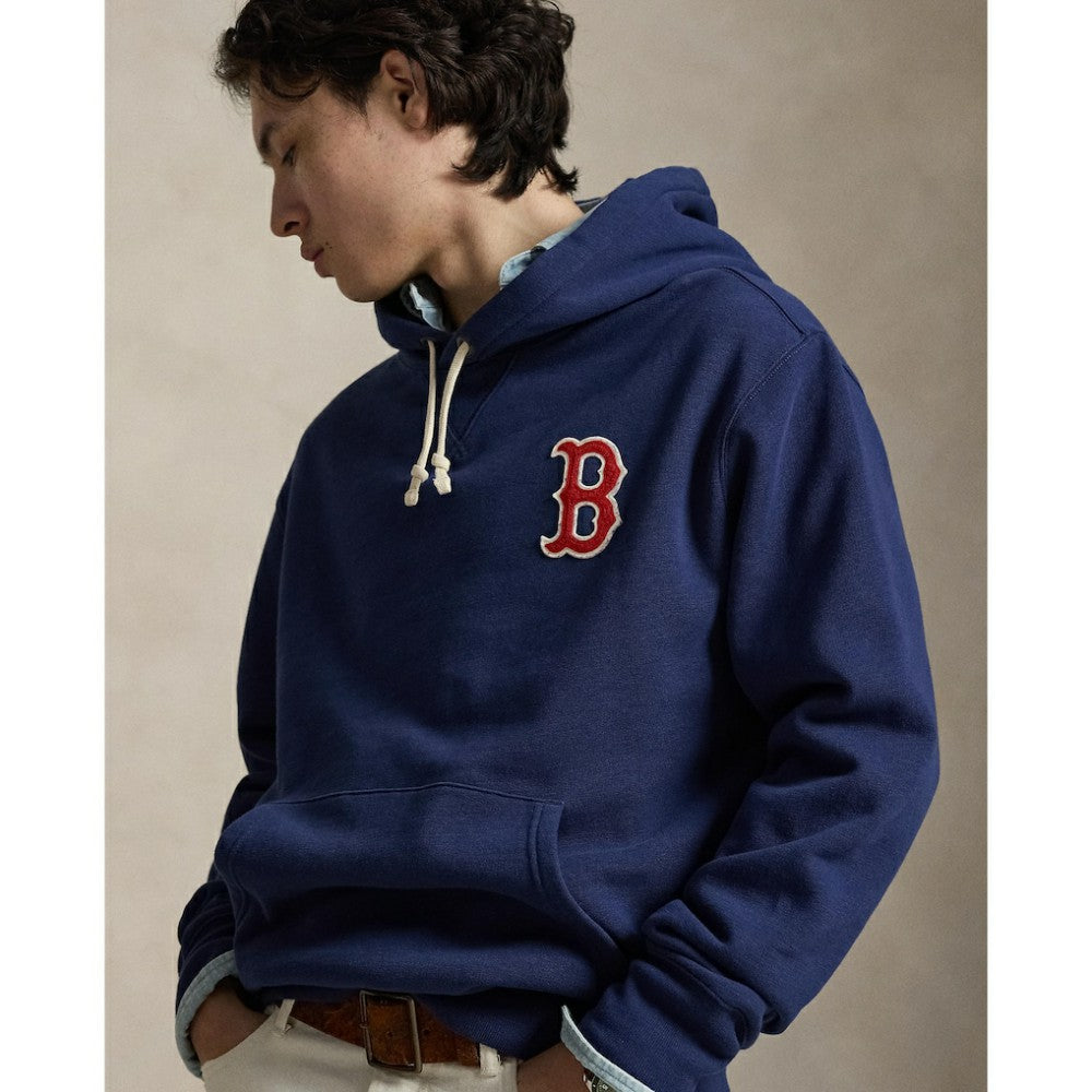 Red Sox Polo Ralph Lauren Fleece Hoodie - Navy