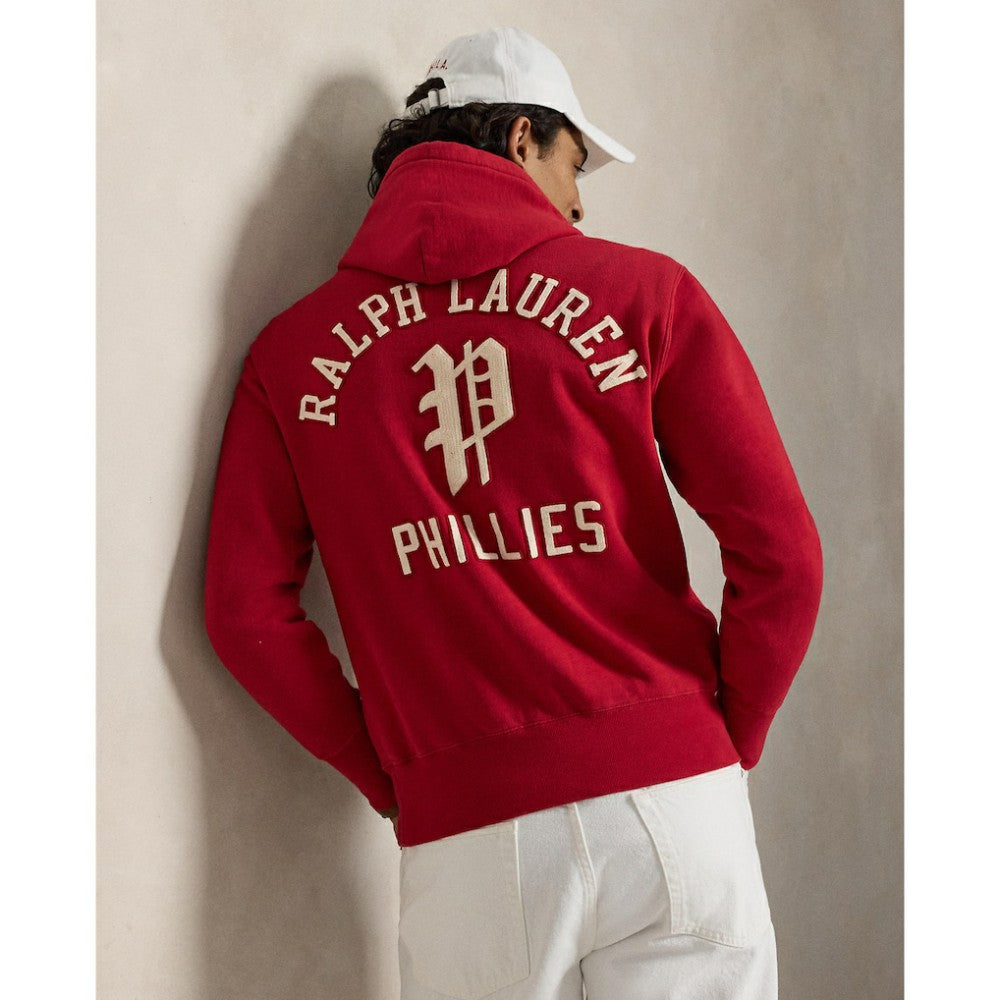 Phillies Polo Ralph Lauren Fleece Hoodie - Red