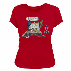 Los Angeles Angels Tiny Turnip Women's 2026 Spring Training T-Shirt - Red