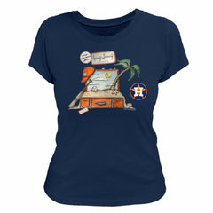 Houston Astros Tiny Turnip Women's 2026 Spring Training T-Shirt - Navy