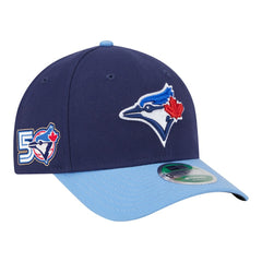 Toronto Blue Jays 50th Season Player Replica Side Patch 9FORTY Adjustable Hat - Navy | New Era