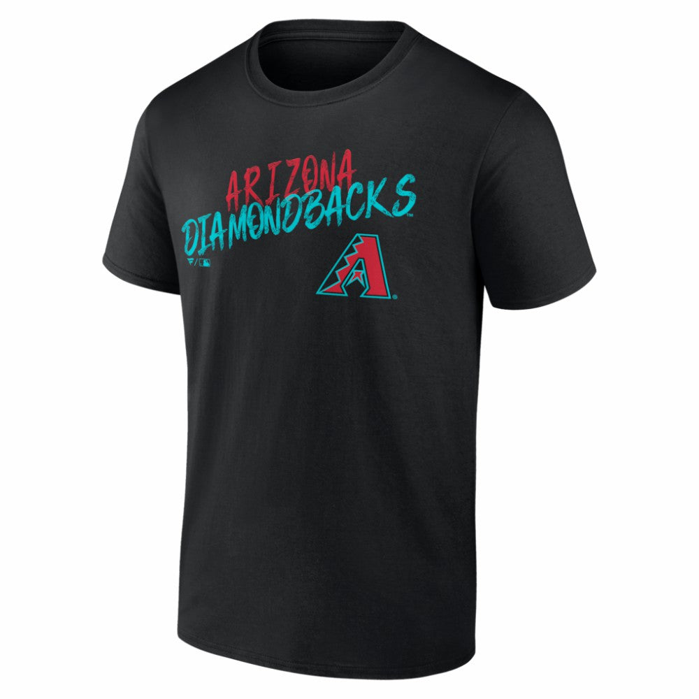 Arizona Diamondbacks  Hustle Personalized Name & Number T-Shirt - Black