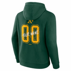 Athletics  Hustle Personalized Name & Number Hoodie - Green