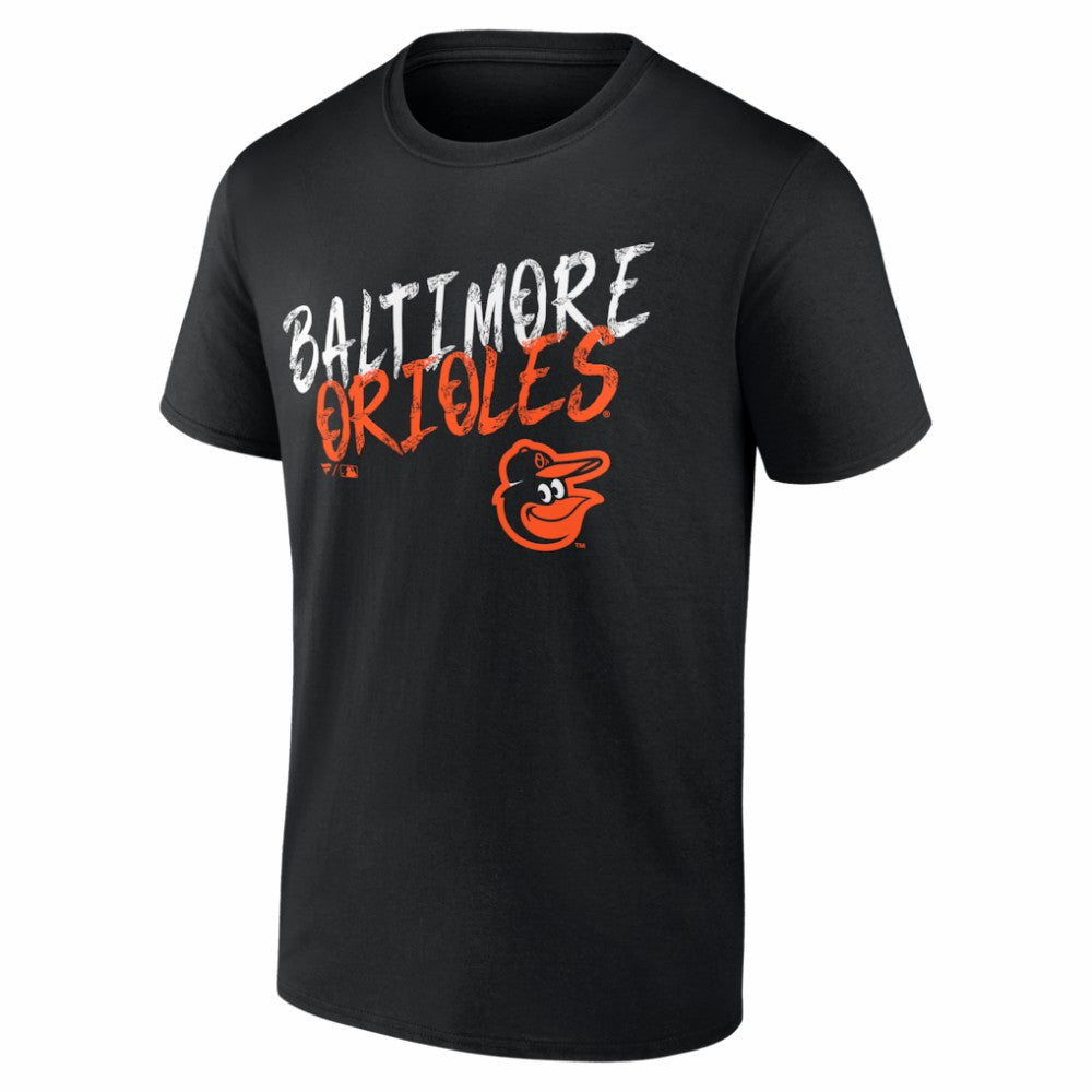Baltimore Orioles  Hustle Personalized Name & Number T-Shirt - Black