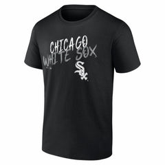 Chicago White Sox  Hustle Personalized Name & Number T-Shirt - Black