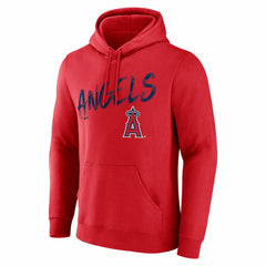 Los Angeles Angels  Hustle Personalized Name & Number Hoodie - Red