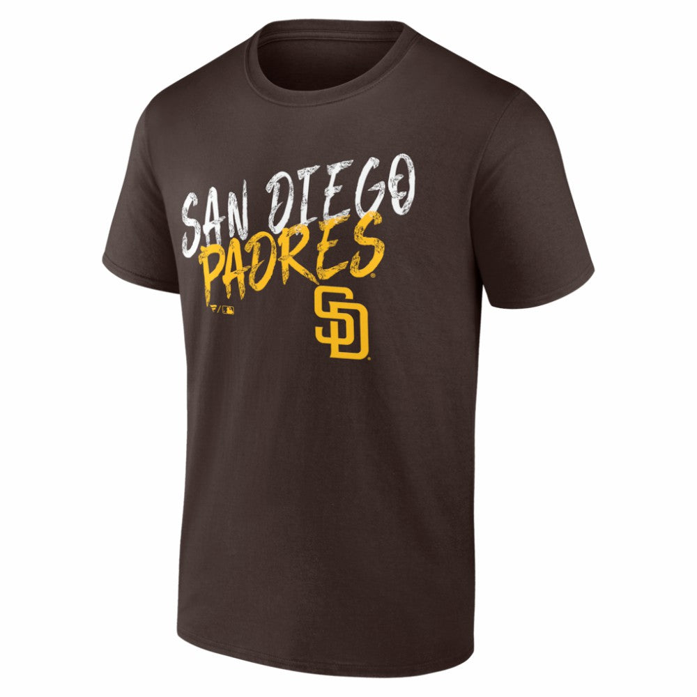 San Diego Padres  Hustle Personalized Name & Number T-Shirt - Brown