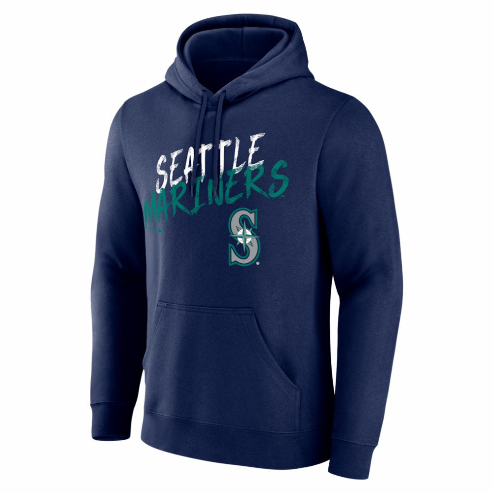 Seattle Mariners  Hustle Personalized Name & Number Hoodie - Navy