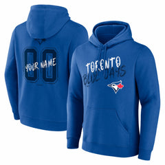 Toronto Blue Jays  Hustle Personalized Name & Number Hoodie - Royal