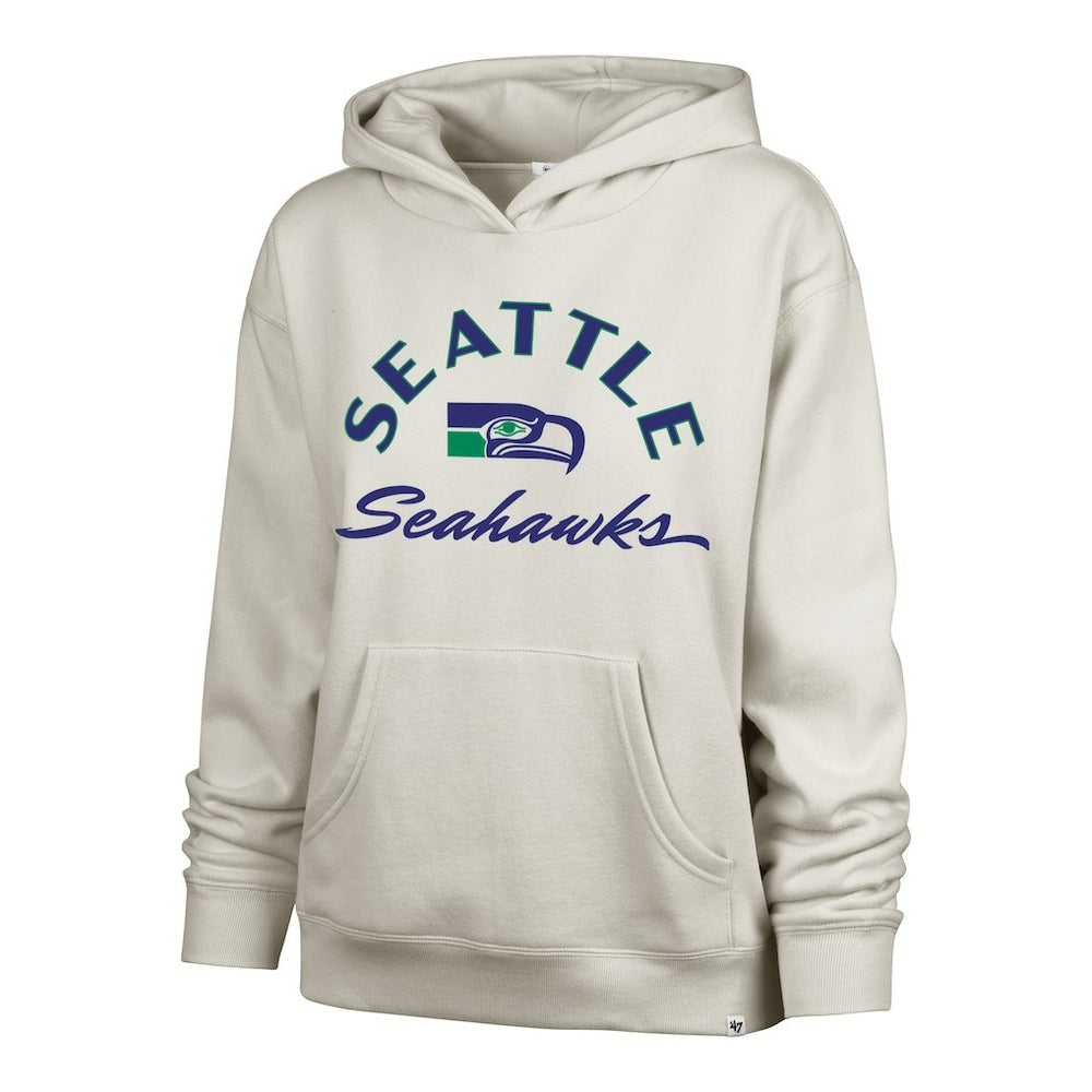Seattle Seahawks '47 Women's Whirlwind Naomi Hoodie - Stone discount