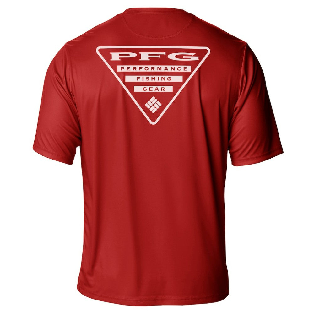 Carolina Hurricanes Columbia PFG Terminal Tackle Omni-Shade T-Shirt Red