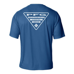 New York Rangers Columbia PFG Terminal Tackle Omni-Shade T-Shirt Blue