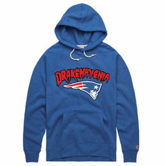 Drake Maye New England Patriots Homage Unisex Drakemayenia Tri-Blend Hoodie - Royal for sale
