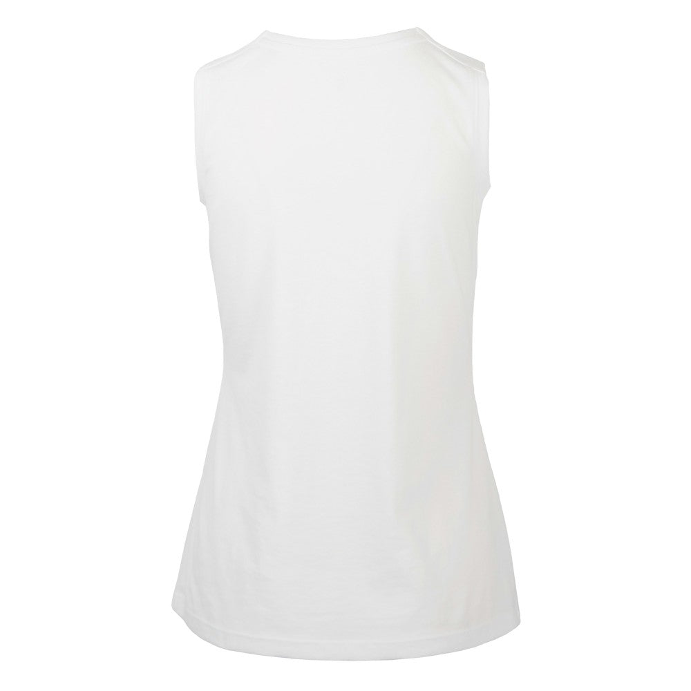 Los Angeles Angels Levelwear Women's Macy Spring Training Badge Bold Tank Top - White