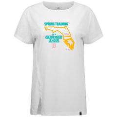 Detroit Tigers Levelwear Women's 2026 Spring Training Influx Ball Bold T-Shirt - White