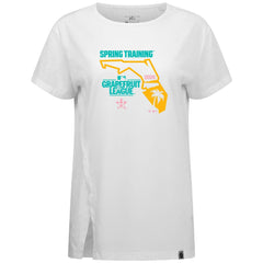 Houston Astros Levelwear Women's 2026 Spring Training Influx Ball Bold T-Shirt - White