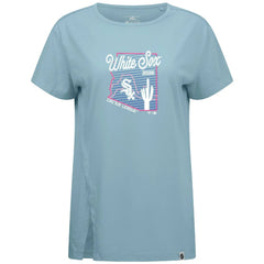 Chicago White Sox Levelwear Women's Influx Spring Training Sunrise Bold T-Shirt - Blue