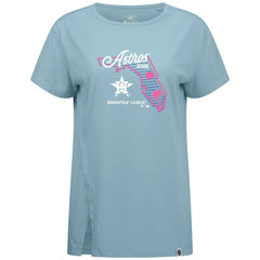 Houston Astros Levelwear Women's Influx Spring Training Sunrise Bold T-Shirt - Blue
